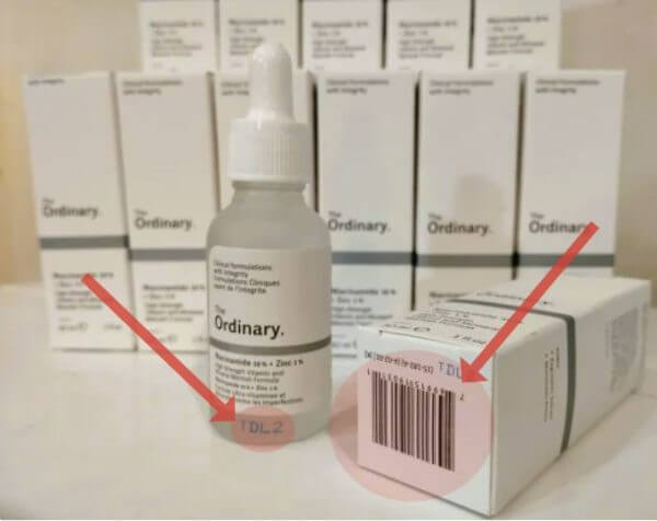 Niacinamide 10% + Zinc 1% With Batch Code The Ordinary Serum